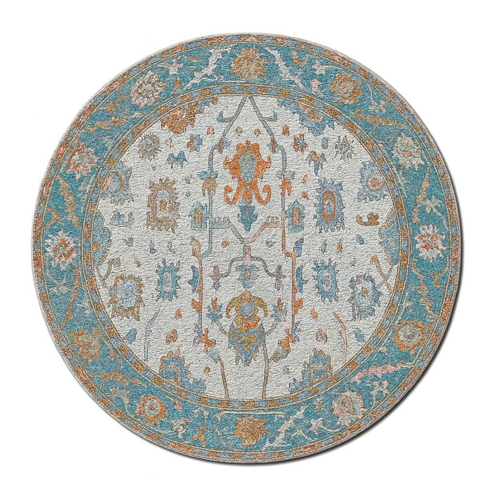 ORALENIS - Hand Knotted Oushak Carpet